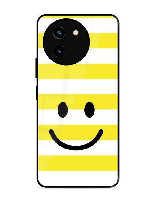 Smiling Stripes Glossy Soft Edge Case for Vivo T3X (5G) Chachhi