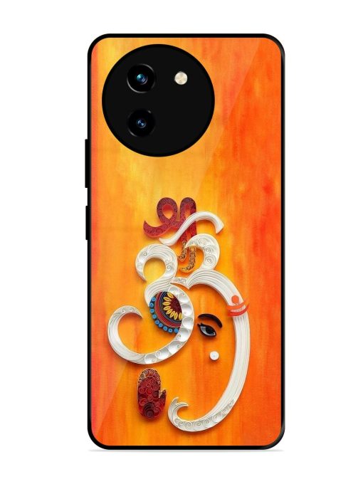 Ganesha In Quilling Art Glossy Soft Edge Case for Vivo T3X (5G)