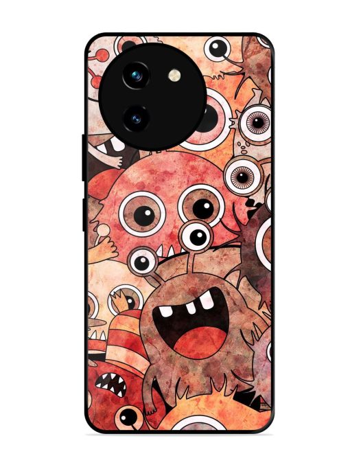 Monster Mash Glossy Soft Edge Case for Vivo T3X (5G) Chachhi