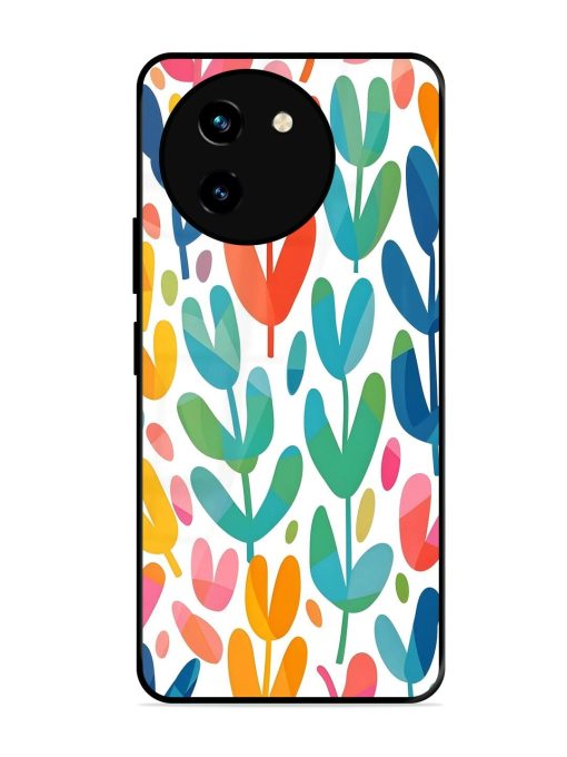 Rainbow Of Blooms Glossy Soft Edge Case for Vivo T3X (5G) Chachhi