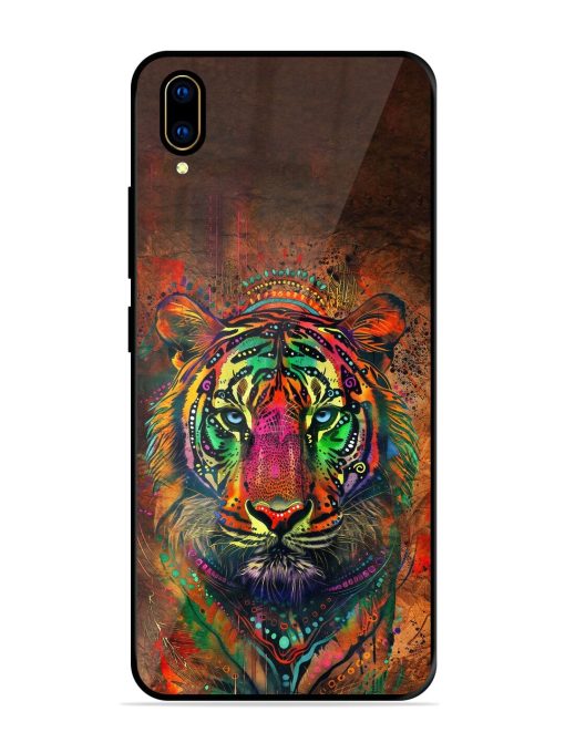 Cosmic Tiger Glossy Soft Edge Case for Vivo V11 Pro Chachhi