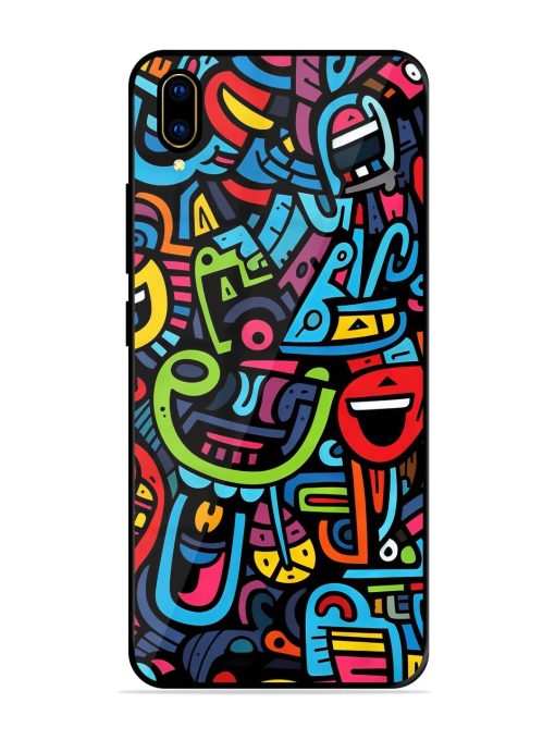 Doodlephoria Glossy Soft Edge Case for Vivo V11 Pro Chachhi