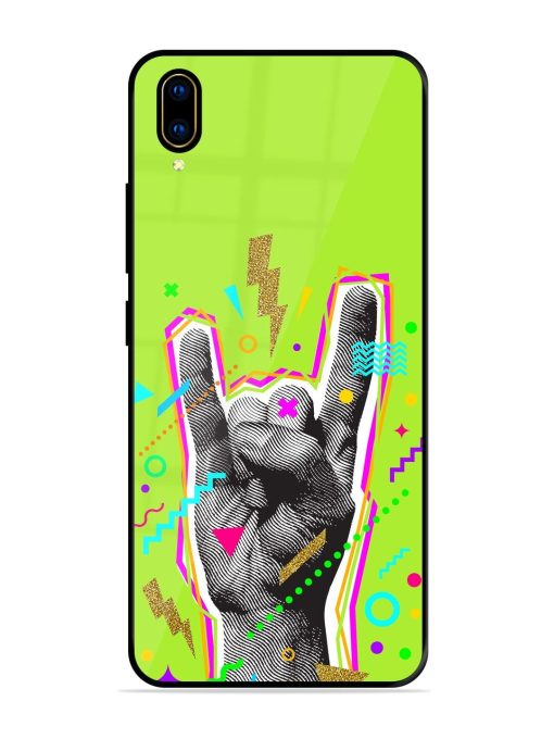 Neon Rock Glossy Soft Edge Case for Vivo V11 Pro Chachhi