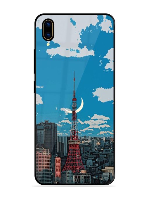 Tokyo Twilight Glossy Soft Edge Case for Vivo V11 Pro Chachhi