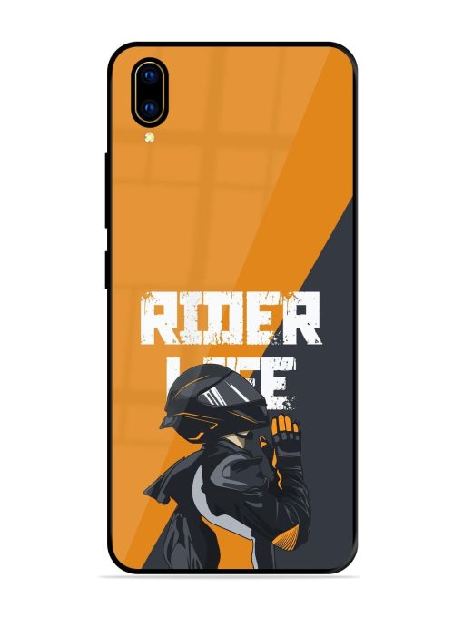 Ride Never Ends Glossy Soft Edge Case for Vivo V11 Pro