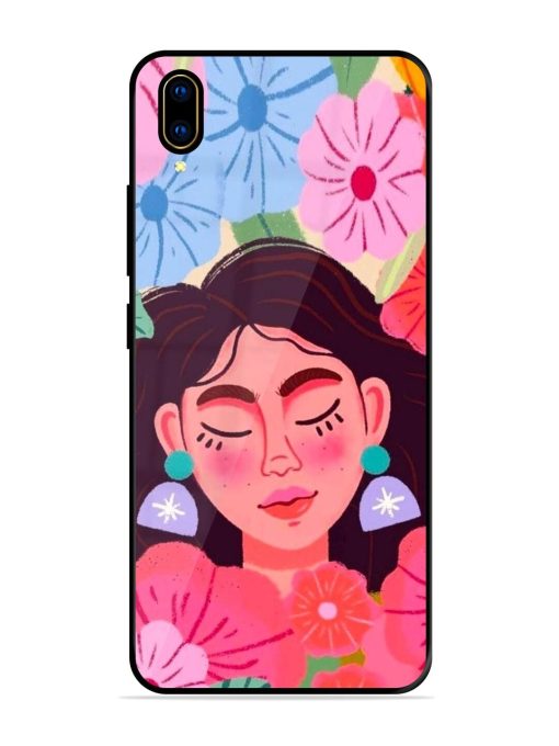 Blooming Serenity Glossy Soft Edge Case for Vivo V11 Pro Chachhi