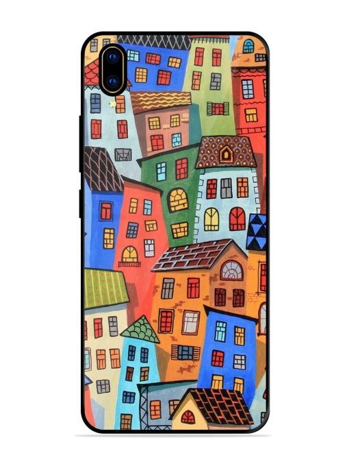 Rainbow House Glossy Soft Edge Case for Vivo V11 Pro Chachhi