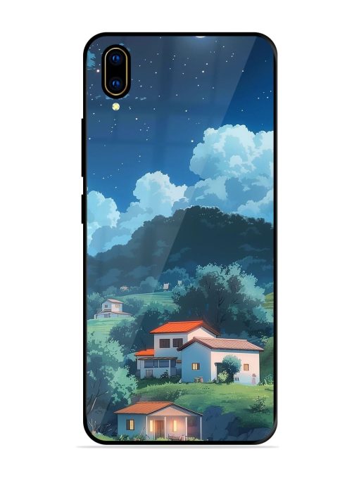 Peaceful Nightscape Glossy Soft Edge Case for Vivo V11 Pro Chachhi