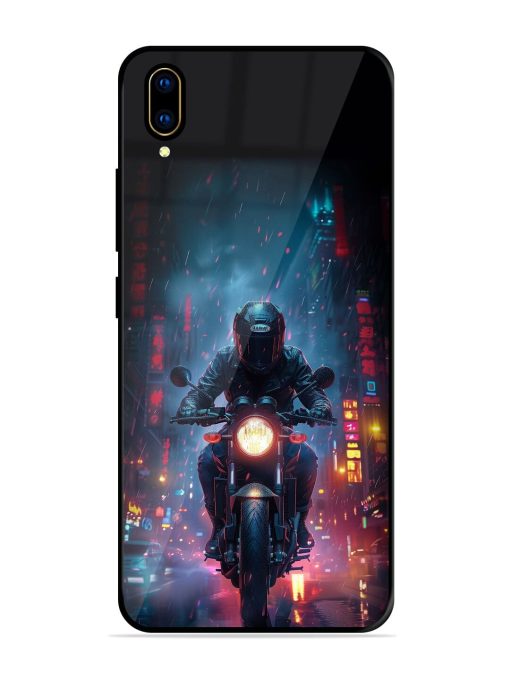 Neon Nights Glossy Soft Edge Case for Vivo V11 Pro Chachhi