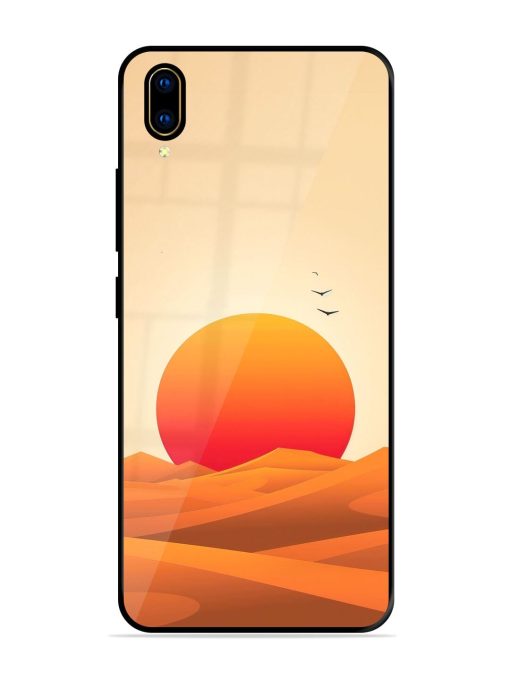 Desert Sunset Glossy Soft Edge Case for Vivo V11 Pro Chachhi