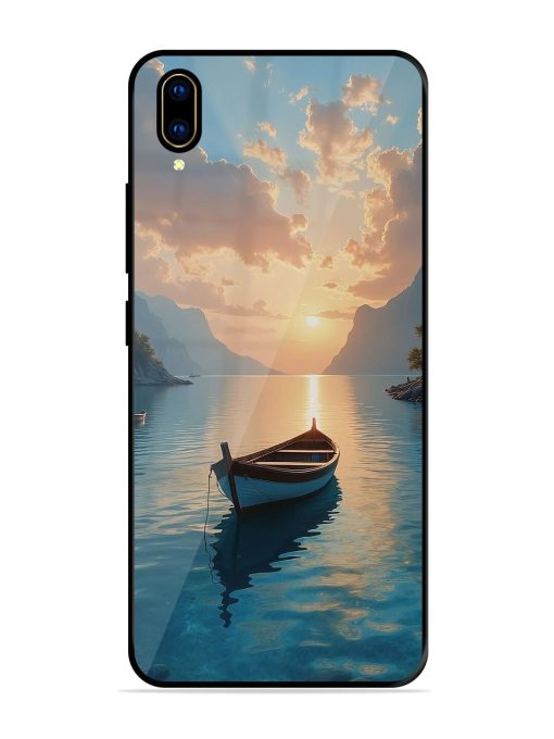 Serene Sunset Glossy Soft Edge Case for Vivo V11 Pro Chachhi