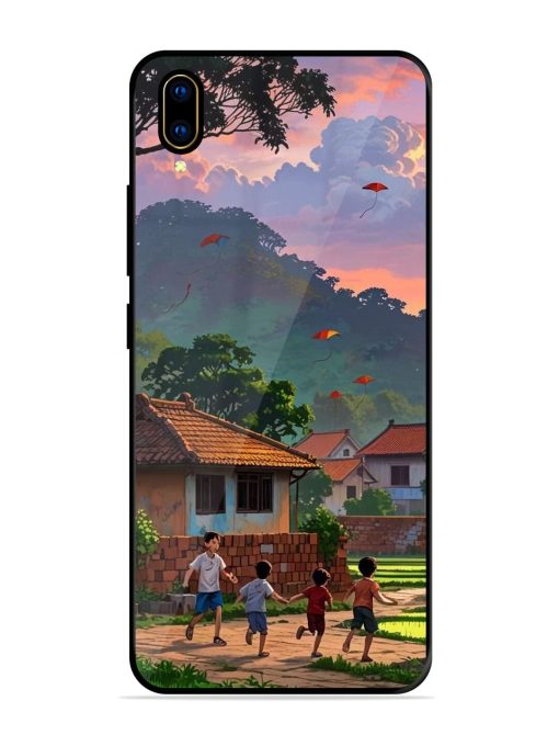 Sunset Play Glossy Soft Edge Case for Vivo V11 Pro Chachhi