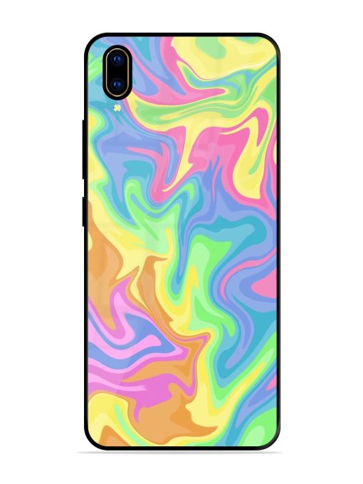 Whimsical Swirl Glossy Soft Edge Case for Vivo V11 Pro Chachhi