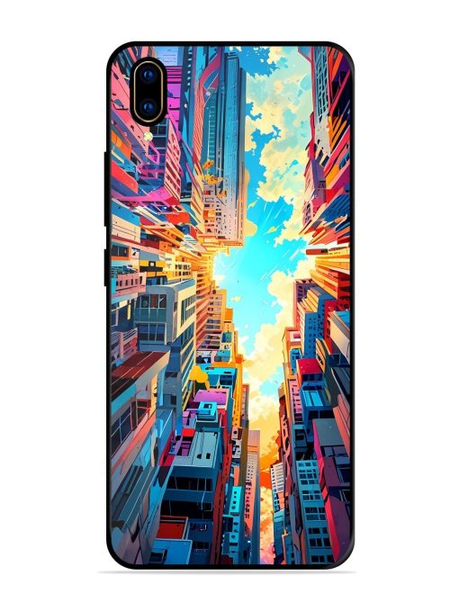 Skyward City Glossy Soft Edge Case for Vivo V11 Pro Chachhi