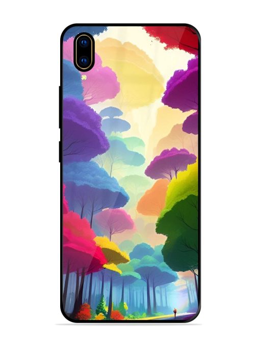 Rainbow Road Glossy Soft Edge Case for Vivo V11 Pro Chachhi