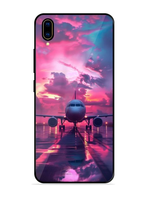 Neon Runway Glossy Soft Edge Case for Vivo V11 Pro Chachhi