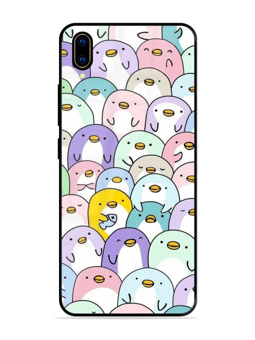 Penguin Party Glossy Soft Edge Case for Vivo V11 Pro Chachhi