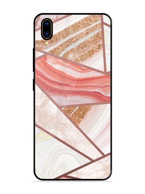 Rosy Mosaic Glossy Soft Edge Case for Vivo V11 Pro Chachhi