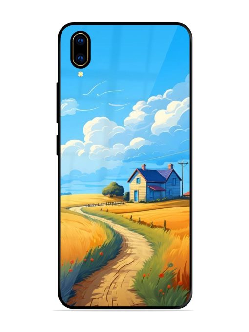 Countryside Cottage Glossy Soft Edge Case for Vivo V11 Pro