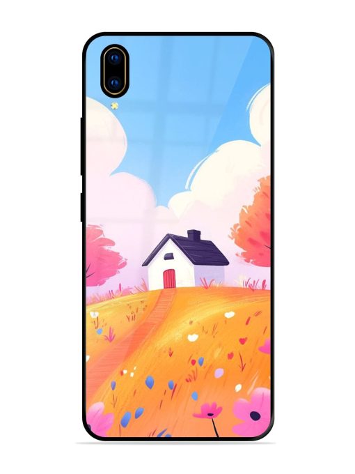 Hilltop Haven Glossy Soft Edge Case for Vivo V11 Pro Chachhi