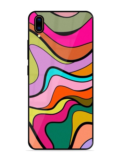 Wavy Wonder Glossy Soft Edge Case for Vivo V11 Pro Chachhi