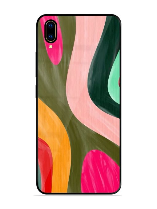 Wavy Wonderland Glossy Soft Edge Case for Vivo V11 Pro Chachhi