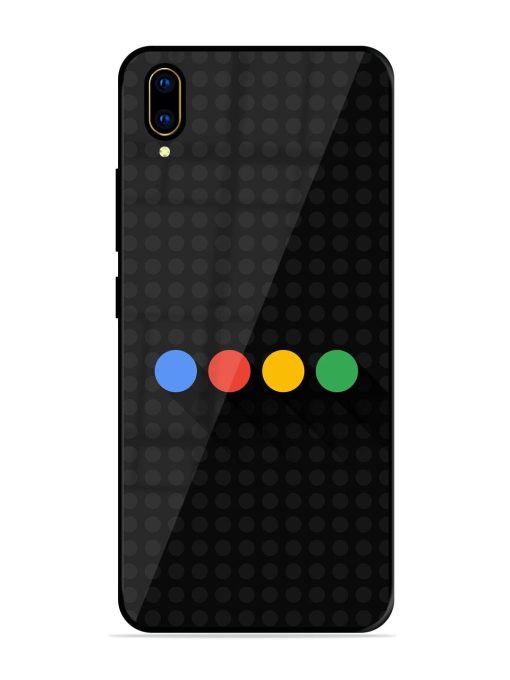 Google Dots Glossy Soft Edge Case for Vivo V11 Pro Chachhi