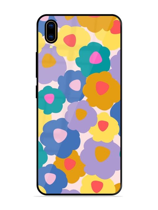 Flower Power Glossy Soft Edge Case for Vivo V11 Pro Chachhi