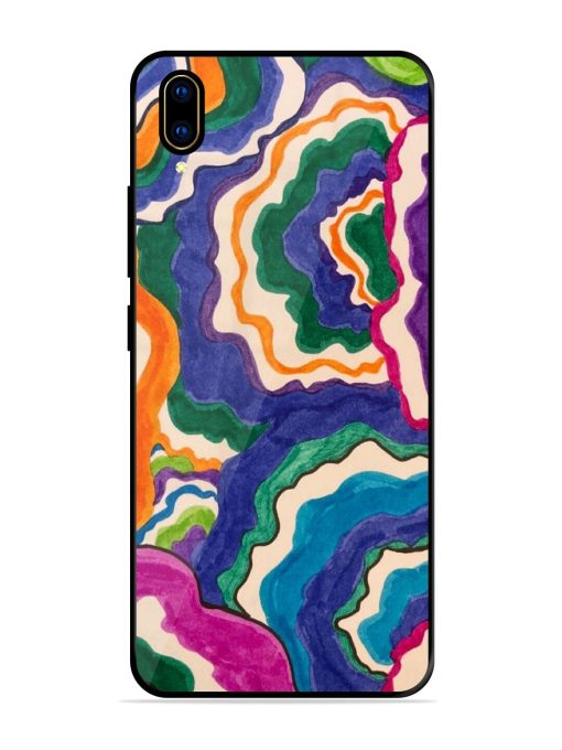 Wavy Wonder Glossy Soft Edge Case for Vivo V11 Pro Chachhi