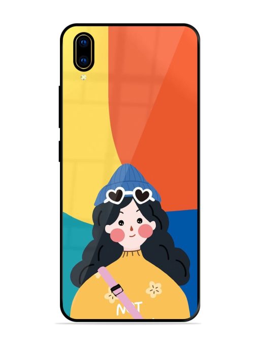 Colorful Vibes Glossy Soft Edge Case for Vivo V11 Pro Chachhi