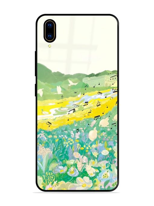 Melody In Bloom Glossy Soft Edge Case for Vivo V11 Pro Chachhi