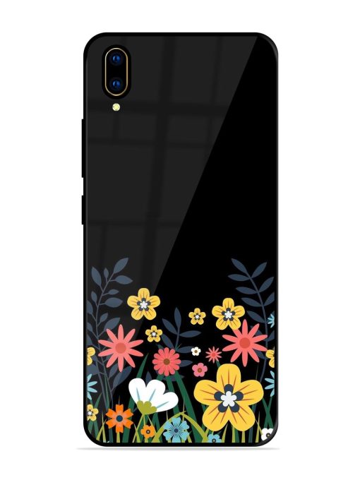 Floral Night Sky Glossy Soft Edge Case for Vivo V11 Pro Chachhi