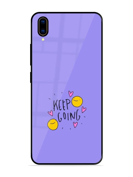 Smiling Through It All Glossy Soft Edge Case for Vivo V11 Pro Chachhi