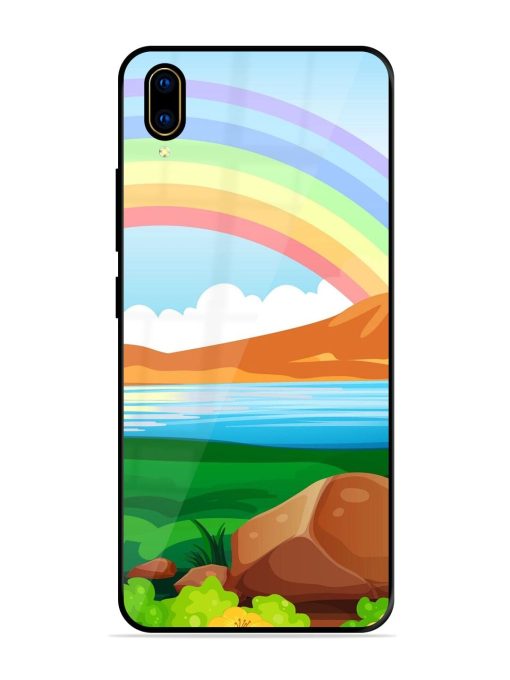 Rainbow Over The Lake Glossy Soft Edge Case for Vivo V11 Pro Chachhi