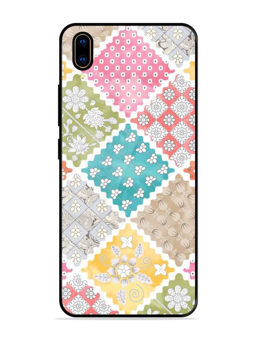 Patchwork Dreamscape Glossy Soft Edge Case for Vivo V11 Pro Chachhi