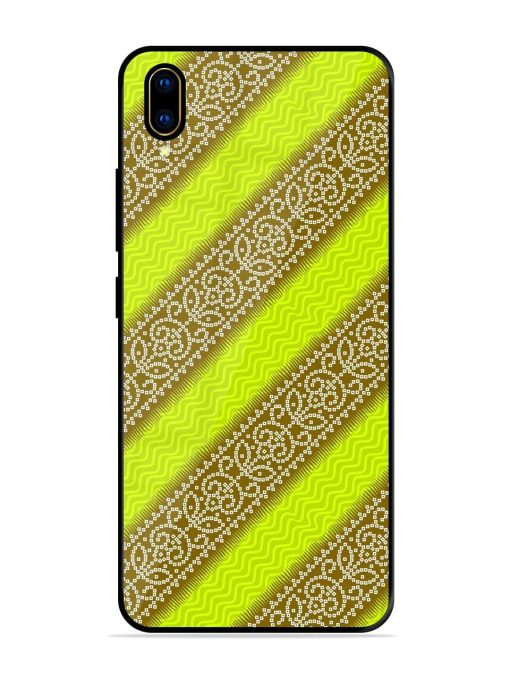 Golden Bandana Bliss Glossy Soft Edge Case for Vivo V11 Pro Chachhi