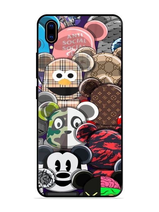 Streetwear Bearbrick Extravaganza Glossy Soft Edge Case for Vivo V11 Pro