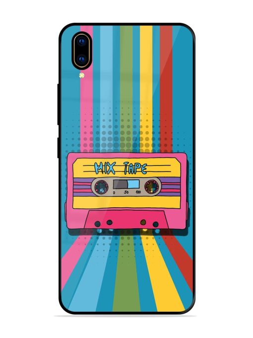 Retro Cassette Tapes Glossy Soft Edge Case for Vivo V11 Pro Chachhi