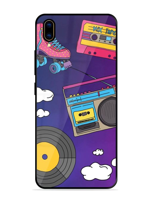 Retro Vibes Glossy Soft Edge Case for Vivo V11 Pro Chachhi