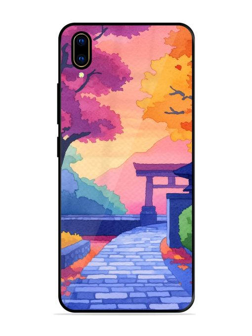 Autumnal Serenity Glossy Soft Edge Case for Vivo V11 Pro Chachhi