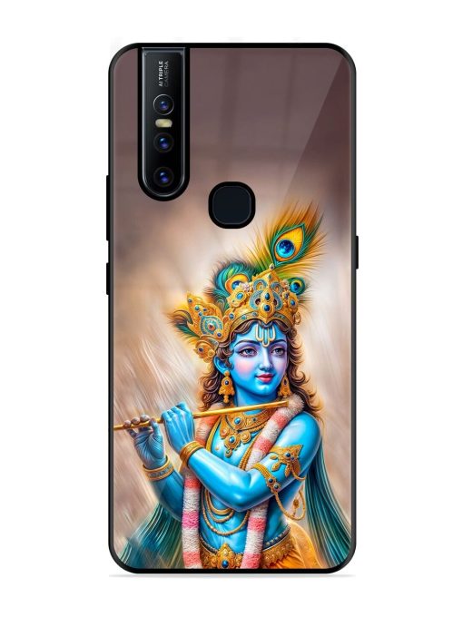 Divine Krishna Glossy Soft Edge Case for Vivo V15 Chachhi