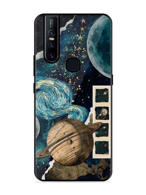 Celestial Tapestry Glossy Soft Edge Case for Vivo V15 Chachhi