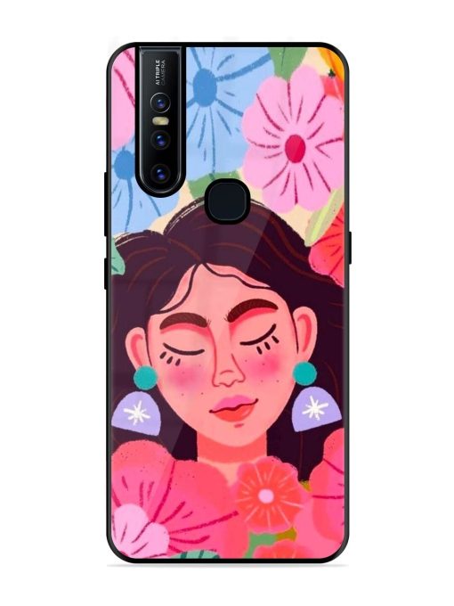 Blooming Serenity Glossy Soft Edge Case for Vivo V15 Chachhi