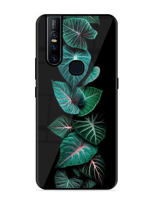 Emerald Elegance Glossy Soft Edge Case for Vivo V15 Chachhi