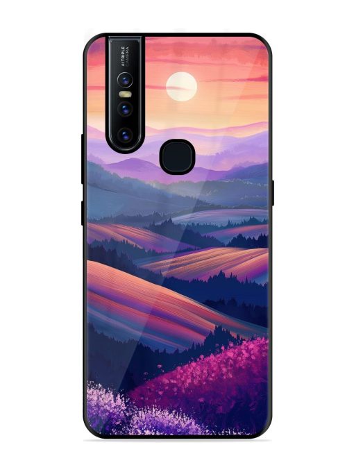 Twilight'S Embrace Glossy Soft Edge Case for Vivo V15 Chachhi