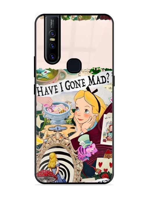 Mad Hatter'S Collage Glossy Soft Edge Case for Vivo V15 Chachhi