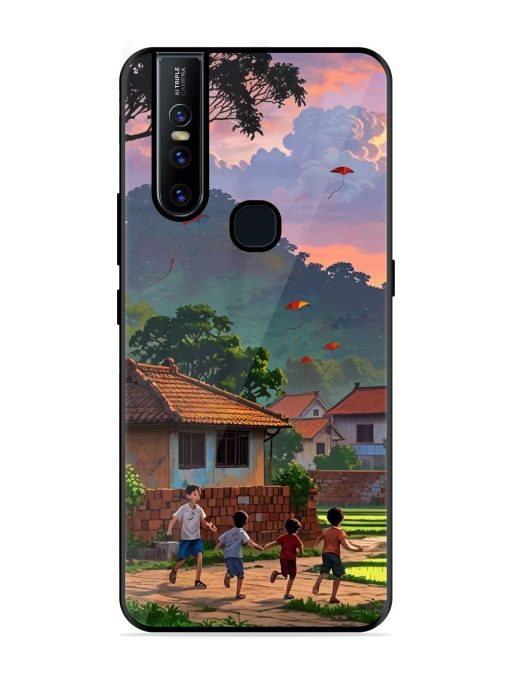 Sunset Play Glossy Soft Edge Case for Vivo V15 Chachhi