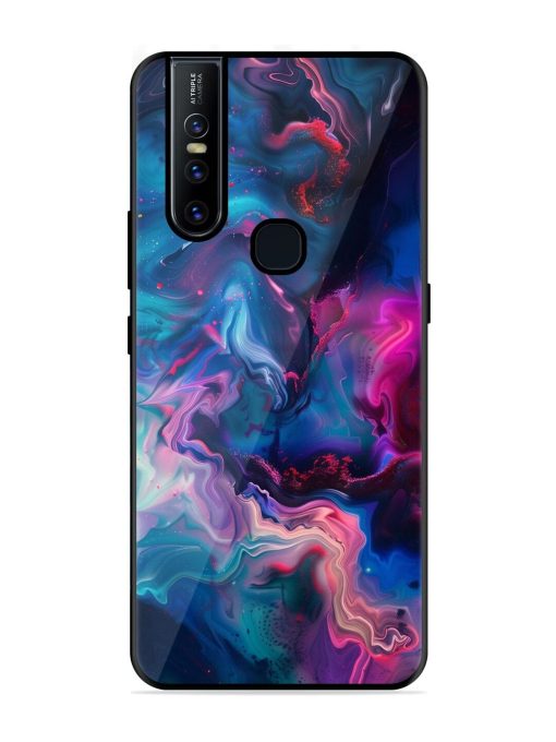 Cosmic Swirl Glossy Soft Edge Case for Vivo V15 Chachhi