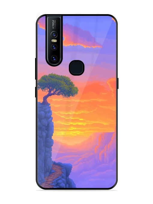 Cliffside Solitude Glossy Soft Edge Case for Vivo V15 Chachhi