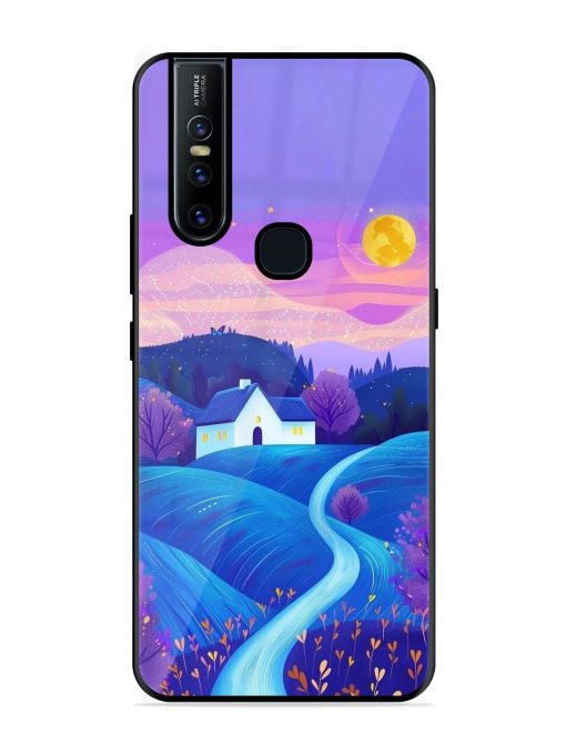 Moonlit Meadow Glossy Soft Edge Case for Vivo V15 Chachhi